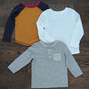 Kids' Multi-Color Long Sleeve Shirt Set